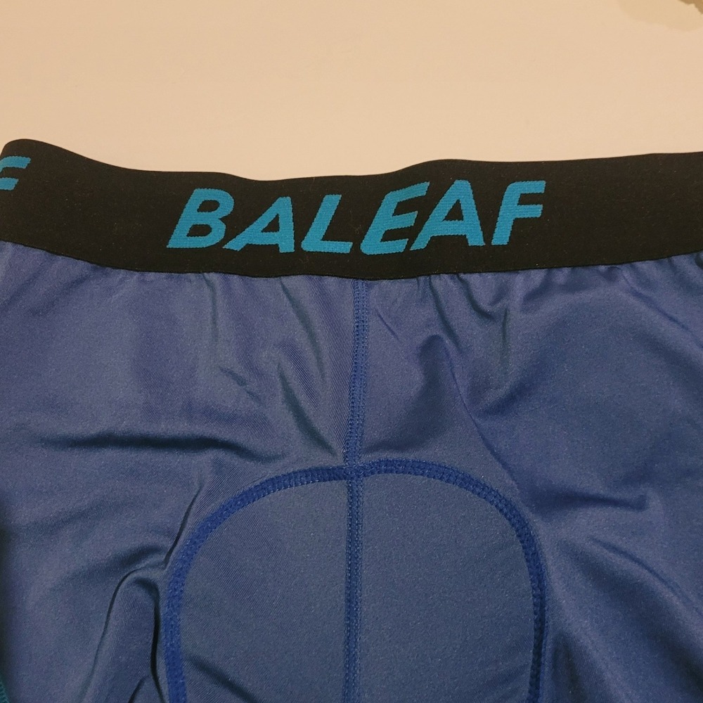 Baleaf Mens Padded Cycling Shorts Blue Bike Large - Picture 2 of 6
